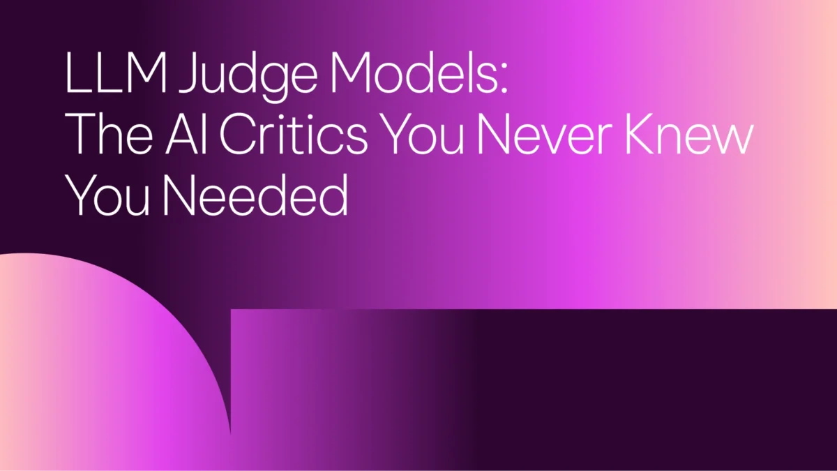 LLM Judge Models